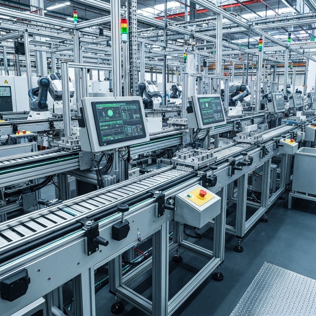 Maquinaria industrial y equipos de automatización